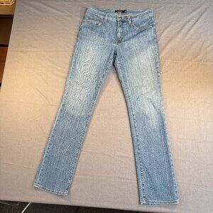 Lauren Ralph Lauren Classic Straight Jeans Womens 8 Blue Light Wash Stretch